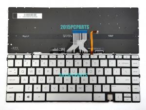 HP 13-BA 13-AY 13T-BA 13-BD 15-ES 15-EU Silver Backlit Ստեղնաշար Օրիգինալ