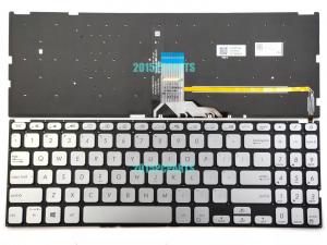 Asus X509 X512 X515 Silver Backlit Ստեղնաշար Օրիգինալ