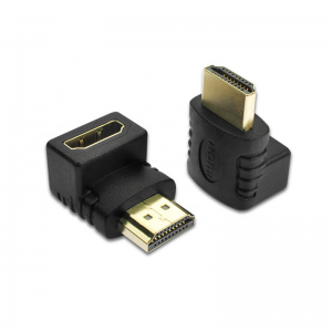 HDMI Male to Female 90&deg;